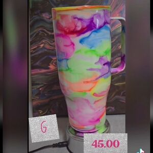 30 oz neon tumbler